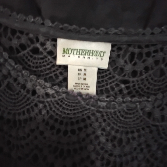 Motherhood Maternity Top Womens Medium Boho Whimsigoth Cottagecore Preppy Casual - Picture 3 of 5